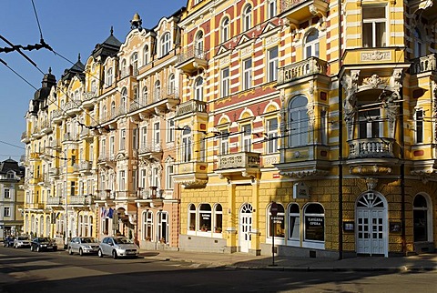 Hotel at health resort Marianske Lazne, Marienbad, West Bohemia, Czech Republik