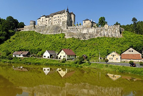 Cesky Sternberk castle, Sternberg, on the Sazava river, central Bohemia, Czech Republik