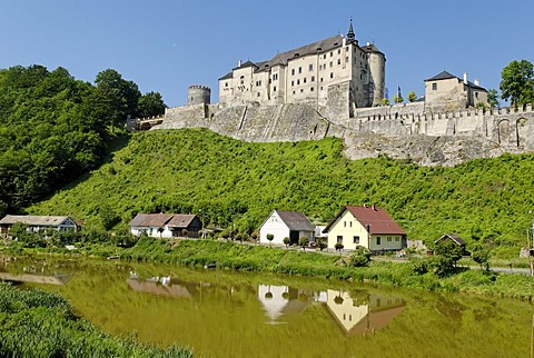 Cesky Sternberk castle, Sternberg, on the Sazava river, central Bohemia, Czech Republik