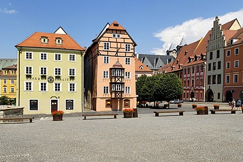 Historic old town of Cheb, Eger, west Bohemia, Czech Republik
