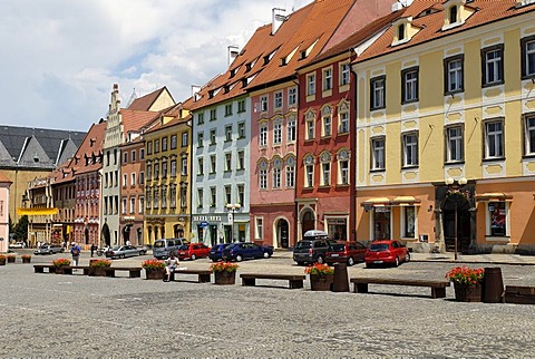 Historic old town of Cheb, Eger, west Bohemia, Czech Republik