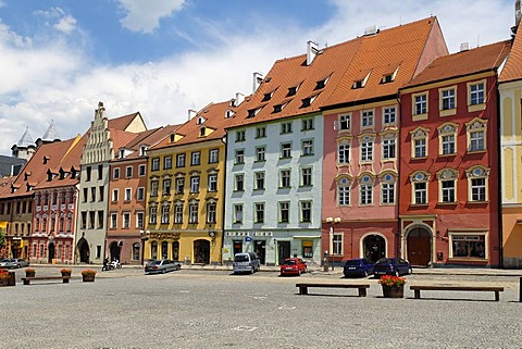 Historic old town of Cheb, Eger, west Bohemia, Czech Republik