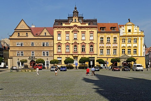 Historic city square of Chrudim, Bohemia, Czech Republic