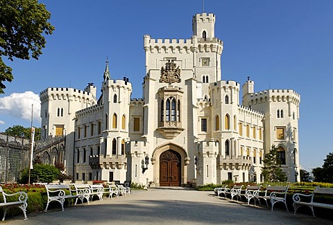 Hluboka castle, South Bohemia, Czech Republik