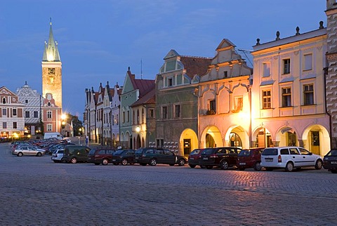 Historic old town of Telc, Unesco World Heritage Site, South Moravia, Czech Republic