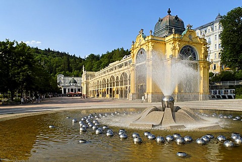 Health resort Marianske Lazne, Marienbad, Bohemia, Czech Republik