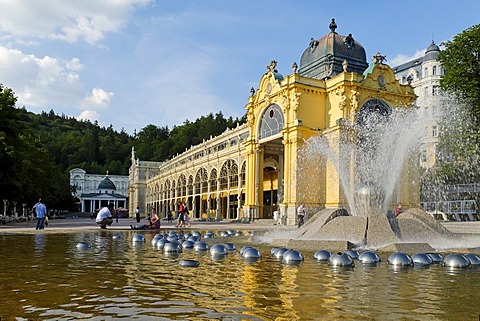 Health resort Marianske Lazne, Marienbad, Bohemia, Czech Republik