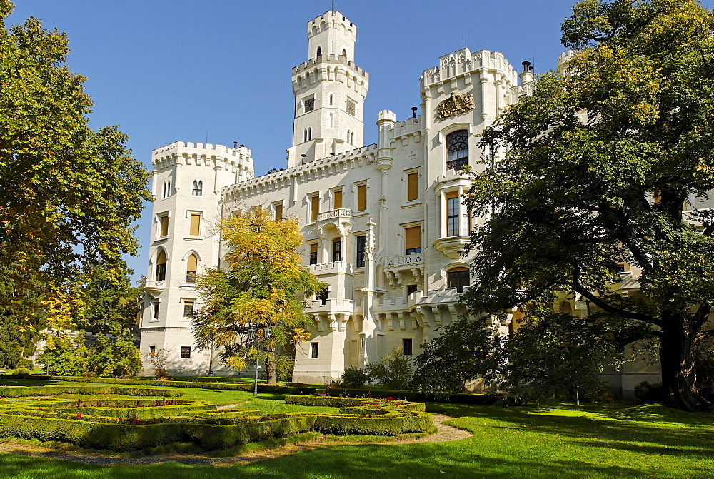 Hluboka castle, south Bohemia, Czech Republik