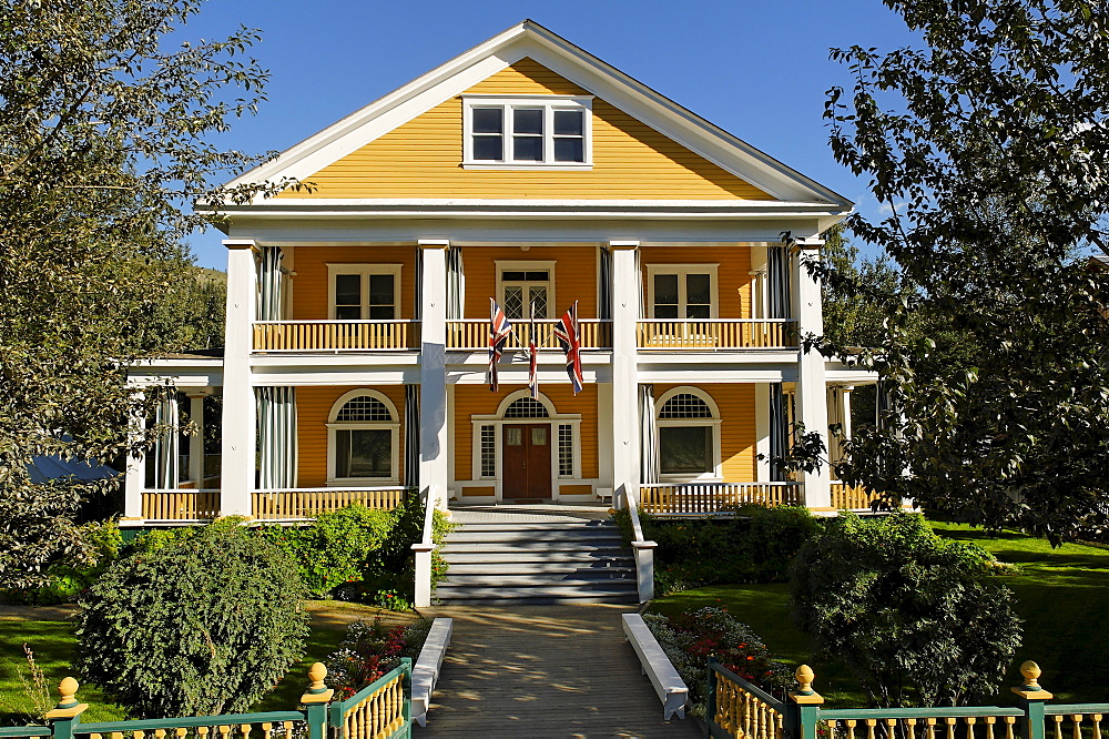 Historic mansion at Dawson City, Yukon, Canada