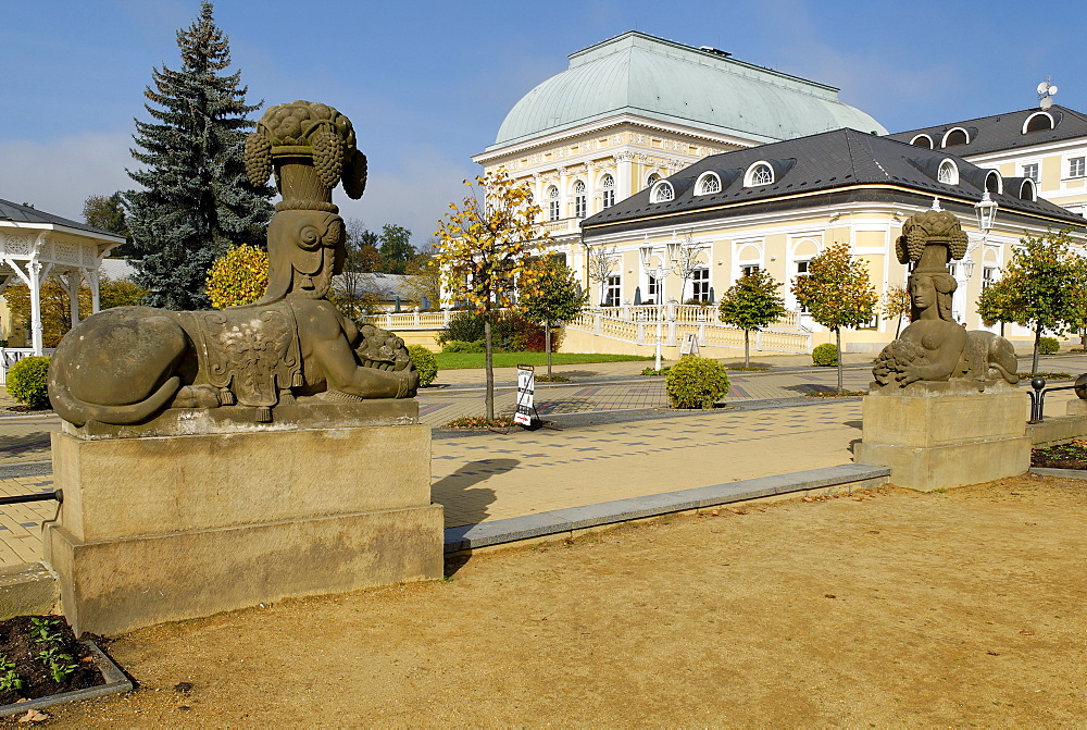 Frantiskovy Lazne Spa, Franzensbad, west Bohemia, Czech Republik