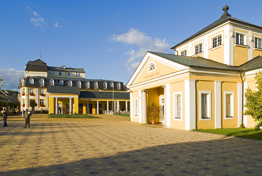 Frantiskovy Lazne Spa, Franzensbad, west Bohemia, Czech Republic