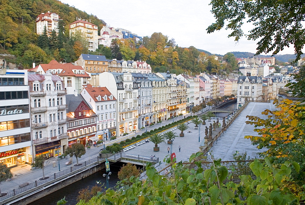 Historic old town of Karlsbad, Carlsbad, Karlovy Vary, west Bohemia, Czech republic