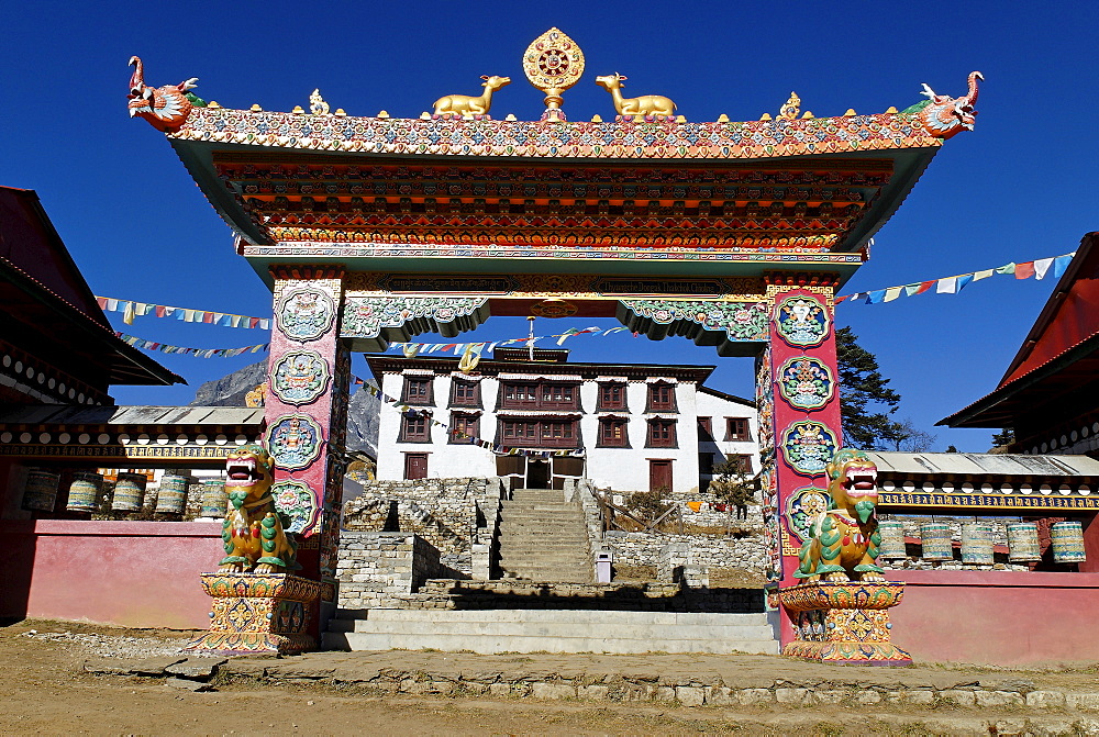 Tengpoche monastery, Sagarmatha National Park, Khumbu, Nepal