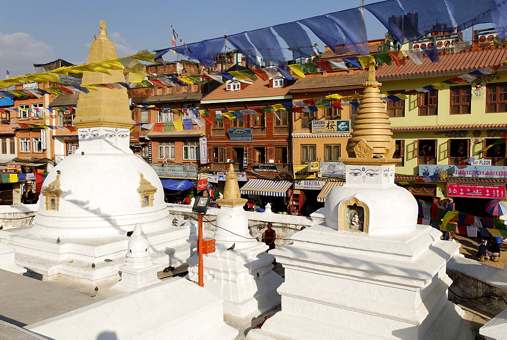 Buddhist stupa of Bodhnath (Boudha), Kathmandu, Nepal