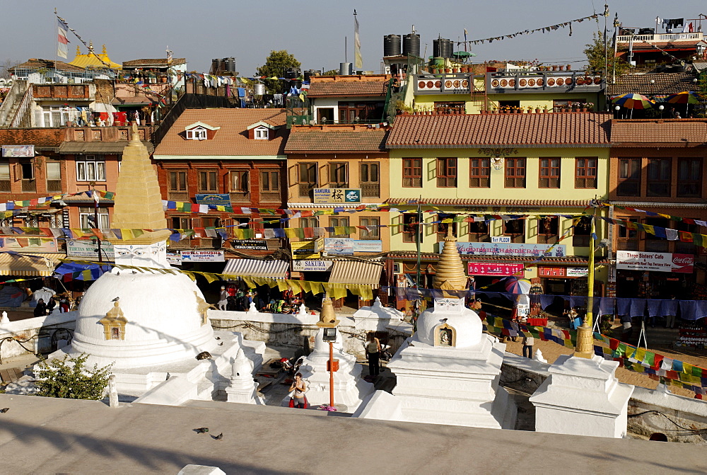 Buddhist stupa of Bodhnath (Boudha), Kathmandu, Nepal