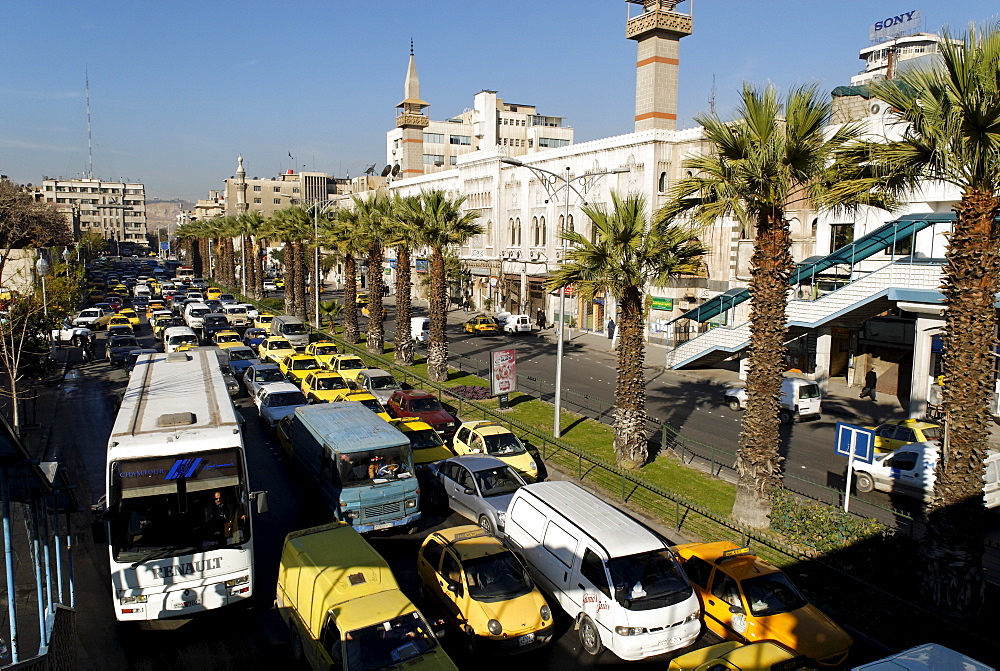 Streetscape at Damascus, Syria