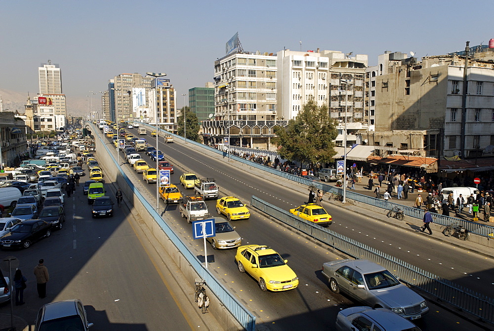 Streetscape at Damascus, Syria