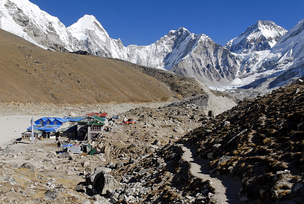 Gorak Shep Sherpa village, Khumbu Himal, Sagarmatha National Park, Nepal