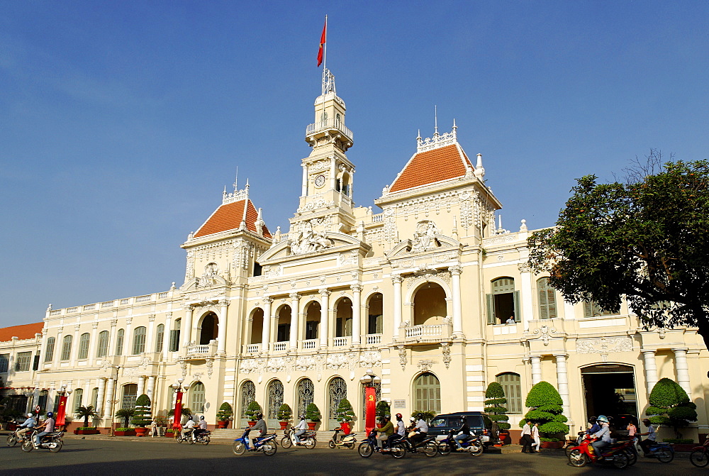 Historic city hall of Saigon, Ho Chi Minh City, Vietnam