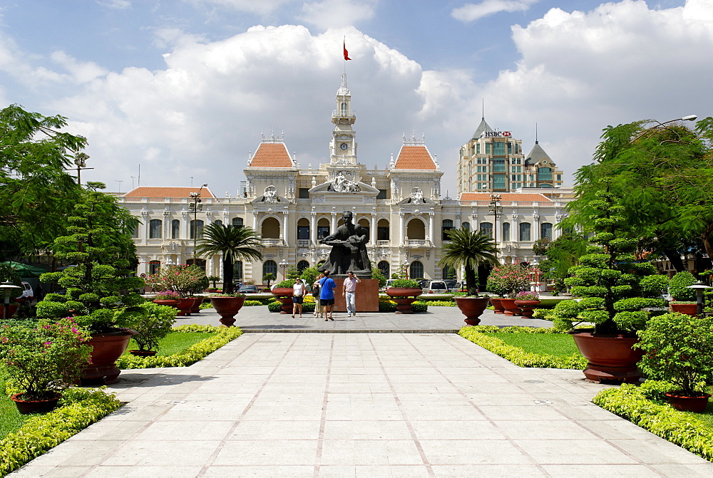 Historic city hall of Saigon, Ho Chi Minh City, Vietnam