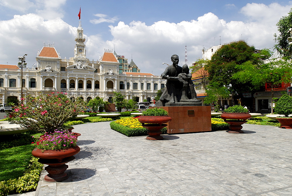 Historic city hall of Saigon, Ho Chi Minh City, Vietnam