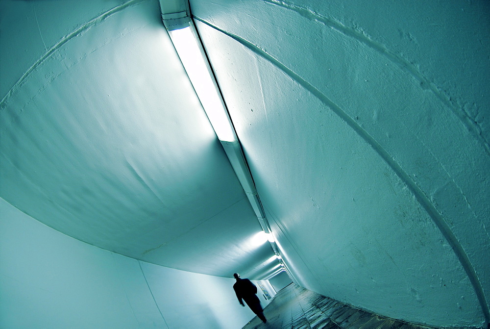 Pedestrian subway, Stuttgart, Baden-Wuerttemberg, Germany, Europe