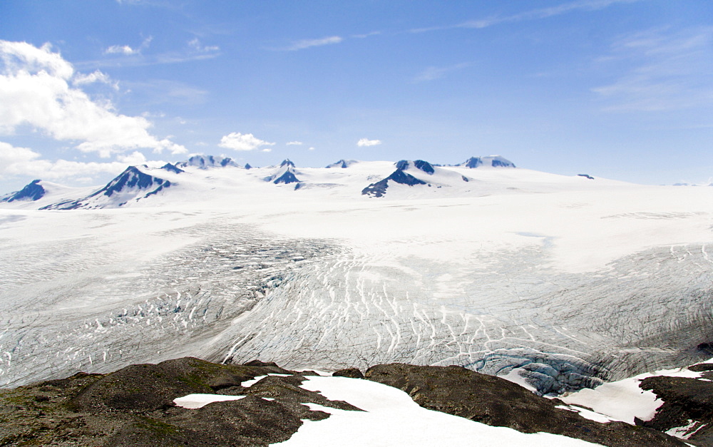 Harding Icefield, glacier, Kenai Peninsula, Alaska, USA