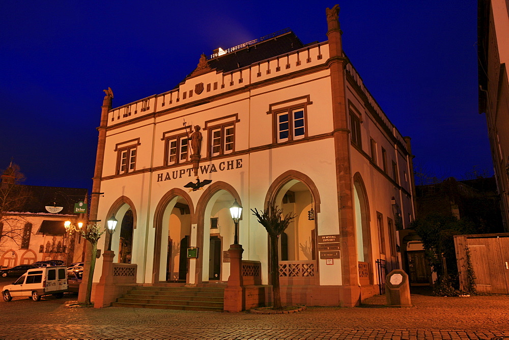 The Hauptwache or main guard building at the Domplatz or Cathedral Square in Wetzlar, Hesse, Germany