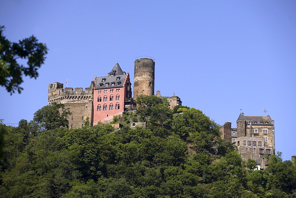Schoenburg Castle, Oberwesel, Rhineland-Palatinate, Germany, Europe