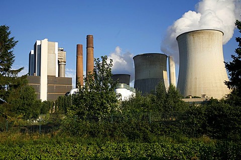 Nuclear power plant Weisweiler, North Rhine-Westphalia, Germany