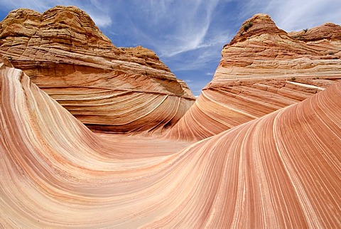 The Wave, North Coyote Buttes, Paria Canyon-Vermilion Cliffs Wilderness, Arizona, USA