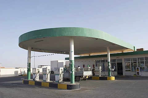 Petrol station in Libya