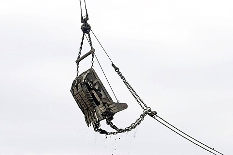 Bucket of a brown coal digger