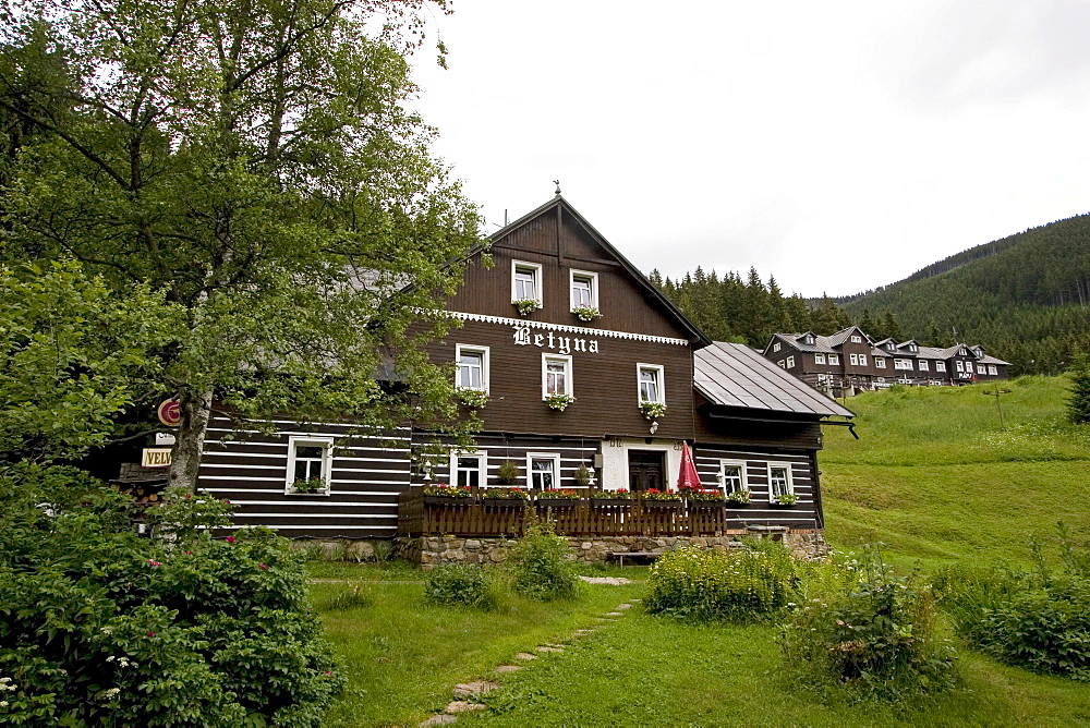 Timber building, Obri Dul, Giant Mountains, Czechia