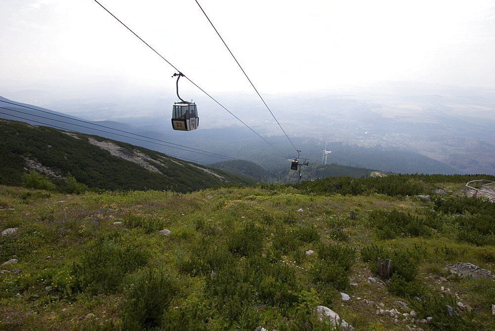 Ropeway to Skalnate pleso, 1751 m, Slovakia