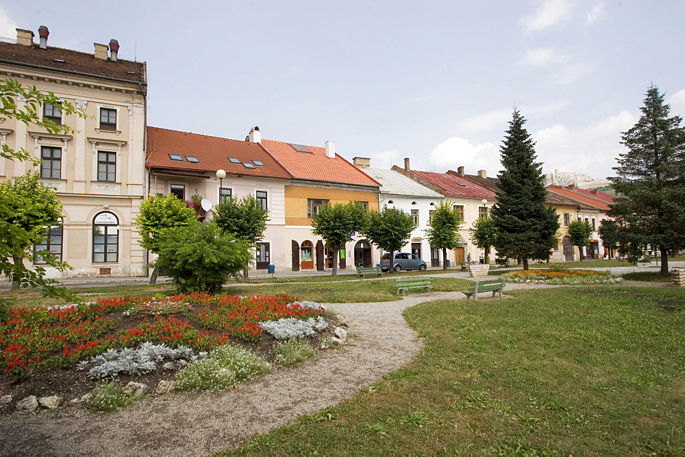 Town of Spioeske Podhradie below the Zipser castle, Slovakia