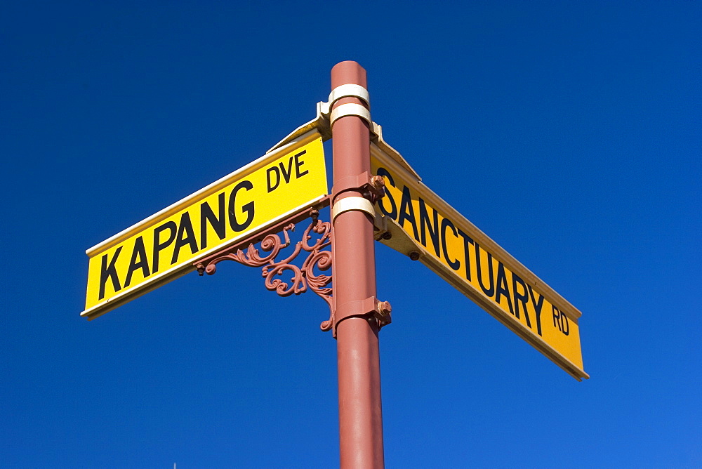 Street signs, Broome, Western Australia, WA, Australia