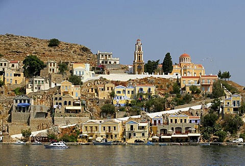 Seaside of Symi, Greece, Europe