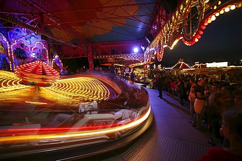 Fairground ride in an amusement park