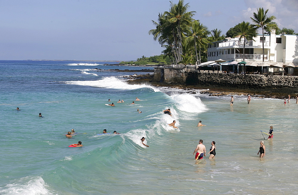 White Sands Beach in Kailua Kona, Hawaii USA