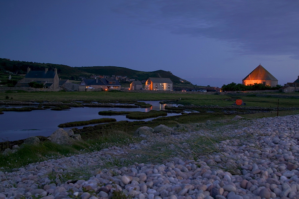 Evening mood , fishing village, Normandy, France