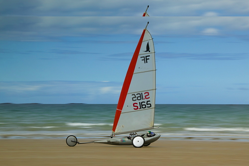 Aerosport, beach, Erquy, Bretagne, France