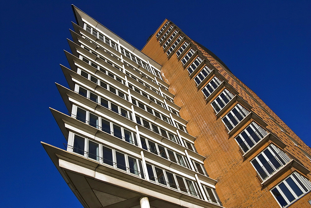 Exterior, Hanseatic Trade Center (HTC), Hafencity district, Hamburg Harbour, Hamburg, Germany, Europe