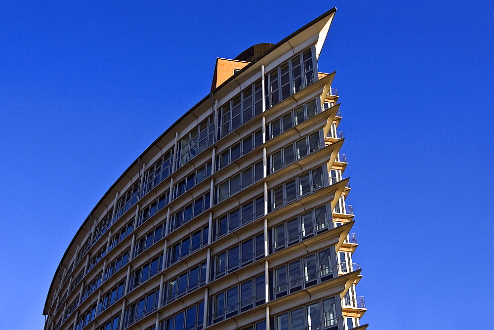 Exterior, Hanseatic Trade Center (HTC), Hafencity district, Hamburg Harbour, Hamburg, Germany, Europe