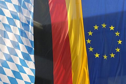 Flag Bavaria Germany Europe