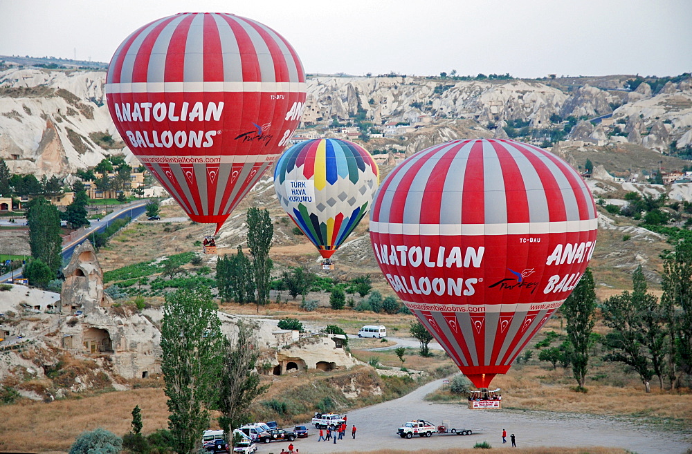 Hot-air ballon, Cappadocia, Turkey