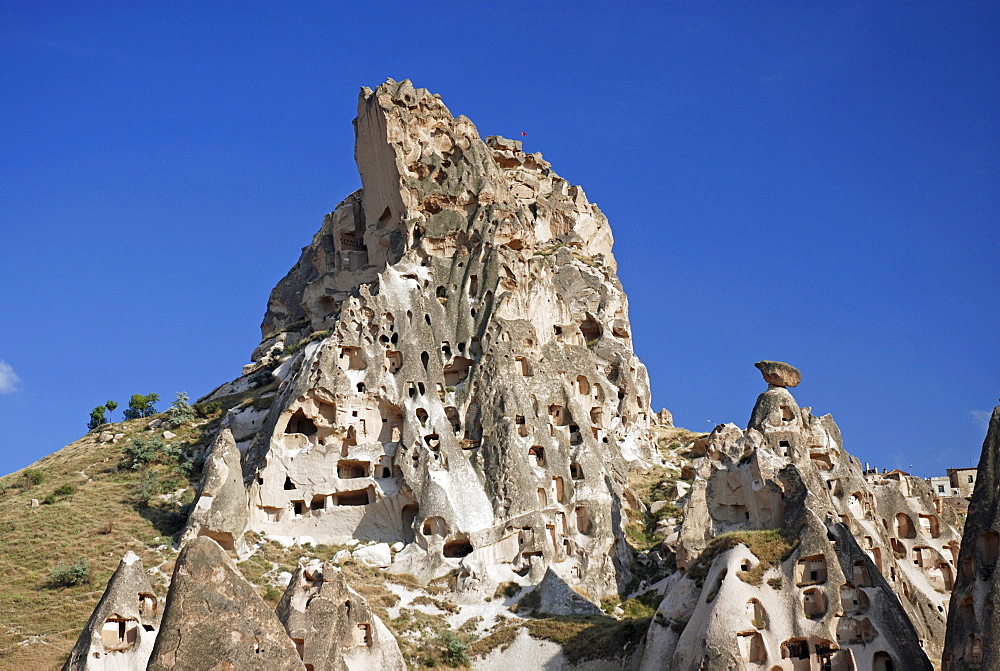 Tuff rock from Uchisar, near by Goereme, Cappadocia, turkey