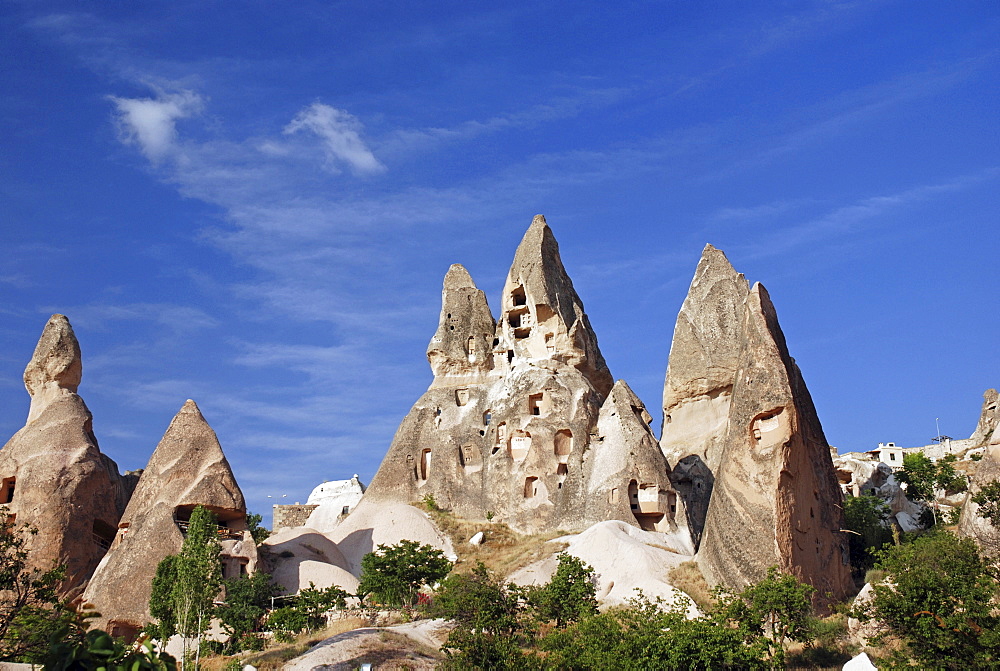 Tuff rock from Uchisar, near by Goereme, Cappadocia, turkey