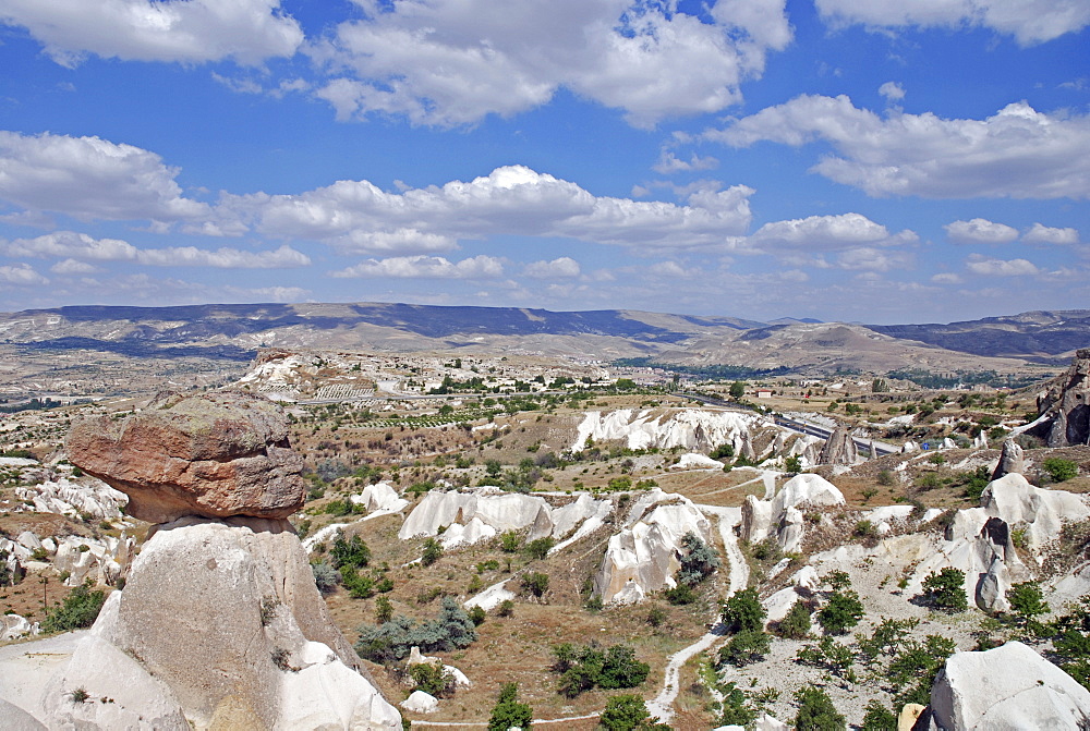 Tuff landscape near Uerguep, Cappadocia, Turkey