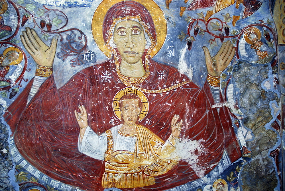 Fresco, Sumela Monastery, Trabzon, Turkey